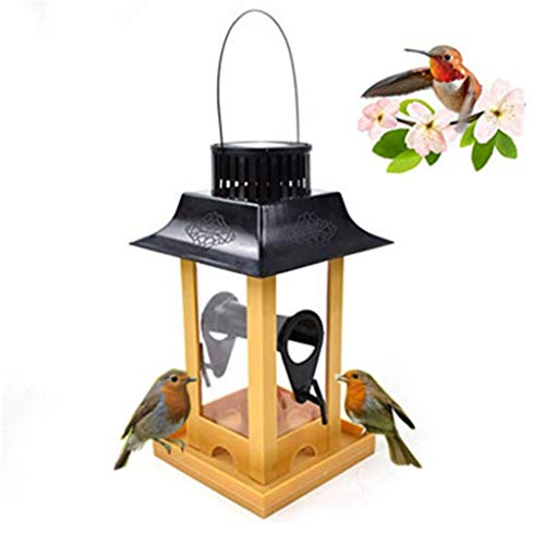 Camleo Bird Feeder Solar Light Feeder Bird Feeding Station Large