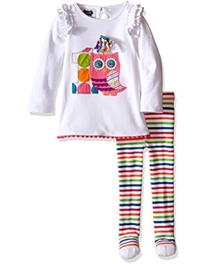 Baby Girls' Owl Tunic and Tights Set