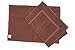 Alurri Bath Mat Set - 2 Pack - Brown 20