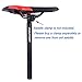 UPANBIKE Aluminum Alloy Bike Seat Post Length 350mm Black for Mountain Bike Fixed Gear Bike Seatpost Four Sizes for You to Choose