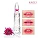 [KKOT] Essence Lip Tint Balm 3.5g / 0.12 oz, Jelly Flower Lipsticks, Temperature Color Change Moisturizing Lip Care, Natural Safe Ingredients, 4 Colors (#3 Pink)