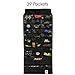 Wrapables 39 Pocket Black Polyester Hanging Jewelry Organizer with 28 Holding Loops