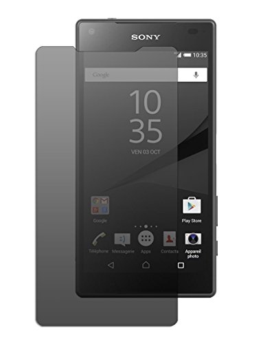 Wunderglass - Sony Xperia Z5 Compact Privacy Screen Protector Blinds 9H Tempered Glass Protector Screen Protector from toughened glass foil film - by OKCSÂ®
