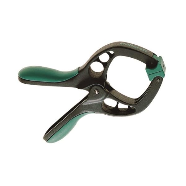 wolfcraft FZ 60 Federzwinge 3631000 / Kleine Klemme zum Fixieren des WerkstÃ¼cks mit einer Spannweite von 60 mm/Bedienung mit nur einer Hand mÃ¶glich