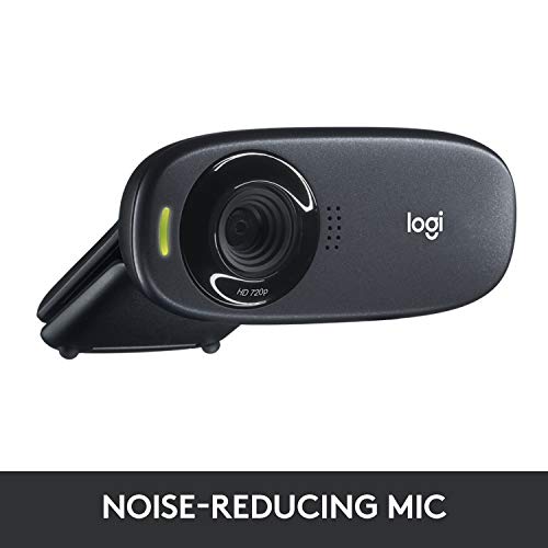 Logitech-C310-HD-Webcam-HD-720p30fps-Widescreen-HD-Video-Calling-HD-Light-Correction-Noise-Reducing-Mic-For-Skype-FaceTime-Hangouts-WebEx-PCMacLaptopMacbookTablet-Black