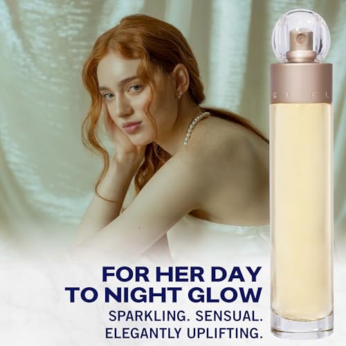 Perry Ellis 360° Eau De Toilette Spray for Women - Perfume for Women, Light & Bright Floral Fragrance, EDT, Designer Scent for Her, Long Lasting - 3.4 fl oz (100 mL)