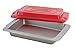 Cake Boss Deluxe Nonstick Bakeware 9-Inch x 13-Inch Covered Cake Pan, Gray