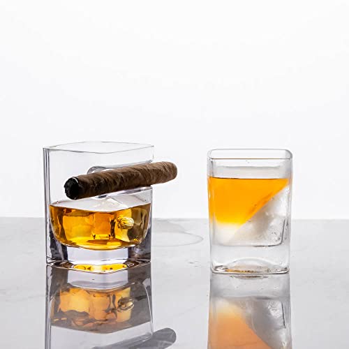 Corkcicle Cigar Glass Premium Double Old Fashioned Handmade Whiskey