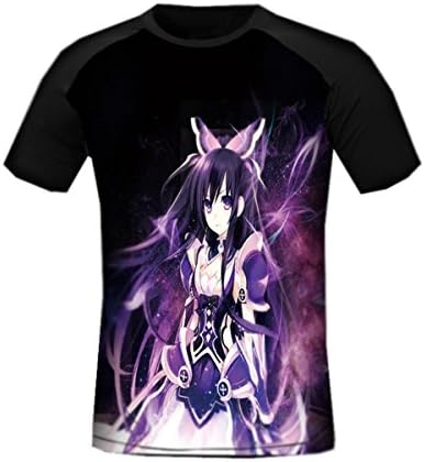 CosEnter Anime DATE·A·LIVE Yatogami Tohka Logo T-shirt Size XL cosplay