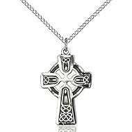 Sterling Silver Lite Curb Chain 1 x 5/8 inches with Sterling Silver Lite Curb Chain