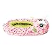 TY Beanie Boos Kids Girls Plush Sophie Cat Non Skid Slipper Socks, Pink/Green, Medium
