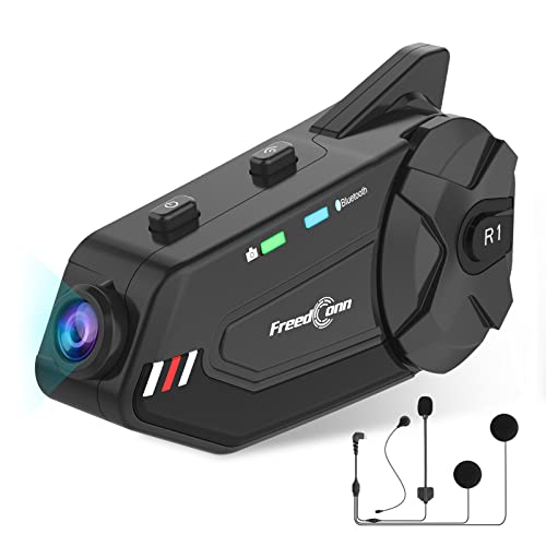 FreedConn Motorcycle Helmet Headset with Camera