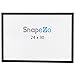 SnapeZo Poster Frame 24x30 Inches, Black 1 Inch Aluminum Profile, Front-Loading Snap Frame, Wall Mounting, Sleek Series