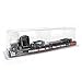 Norscot 1/87 Black Peterbilt 389 with Trail King Lowboy Trailer