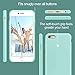 KUMEEK iPhone 6s Case, iPhone 6 Case, Liquid Silicone Rubber with Soft Microfiber Cloth Cushion Protective Case Thin Slim for iPhone 6s / iPhone 6 - Mint