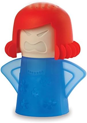 Amazing Angry Mama Microwave Cleaner Steam cleaning microwave dirt and stains for easier cleaning - Blue