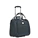 Delsey Luggage Ez Pack 2 Wheeled Underseater Carry-On Luggage, Black