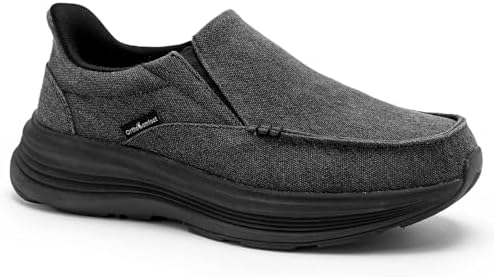 Amazon.com | OOFOS OOmg Fibre Low Shoe, Black & Gray  display picture 1