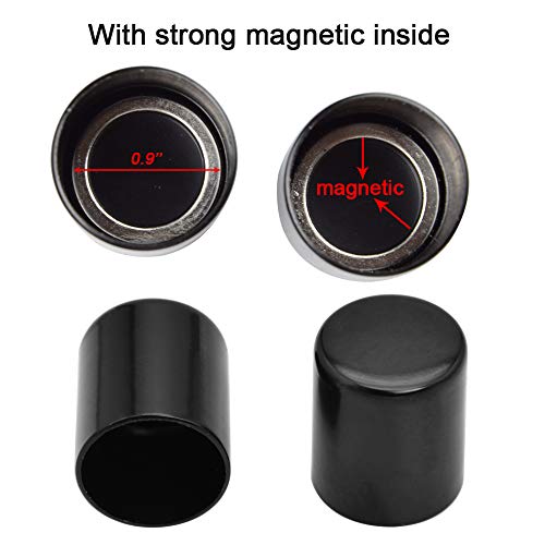 Amazicha 4 PCS Black Docking Hardware Cover Kit for Harley Road King Street Glide 2009-2019