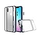 RhinoShield iPhone X Modular Case [Mod Customizable Shock Absorbent Heavy Duty Protective Cover - Compatible w/Wireless Charging & Lenses - Shockproof Dark Blue Bumper w/Clear Back