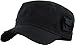 KBETHOS KBK-1465 BLK S Cadet Army Cap Basic Everyday Military Style Hat (Now with STASH Pocket Version Available)