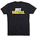 ChalkTalkSPORTS Just Wrestle T-Shirt | Wrestling Tees | Black | Adult, Small