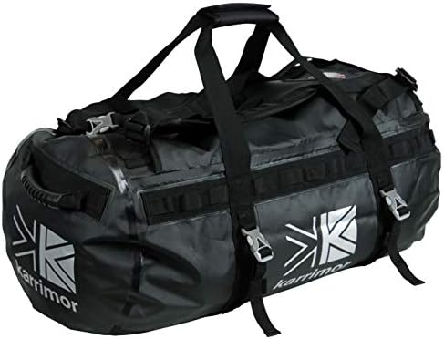 Karrimor Duffle Bags 40L/47L/65L/70L/90L Carryall Holdall Barrel Bag Kitbag H:32 x W:72 x D:39 (cm) 90 Litre - Black