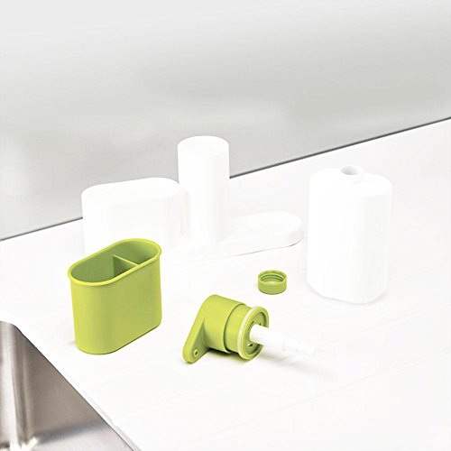 image for Pawaca Kitchen Sink Organizer, Sink Tray Soap Holder Set Kitchen Drain