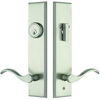 Rockwell Verano Entry Door Lock Handle Set with Chelsea Lever in Brushed Nickel Bronze Finish ...
