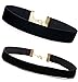 Besteel 2pcs Classic Elegant Girls Plain Black Velvet Ribbon Choker Necklace Extender Chain