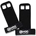 WOD Nation Leather Barbell Gymnastics Grips Perfect Pull-up Training, Kettlebells Crossfit (Black - Large)