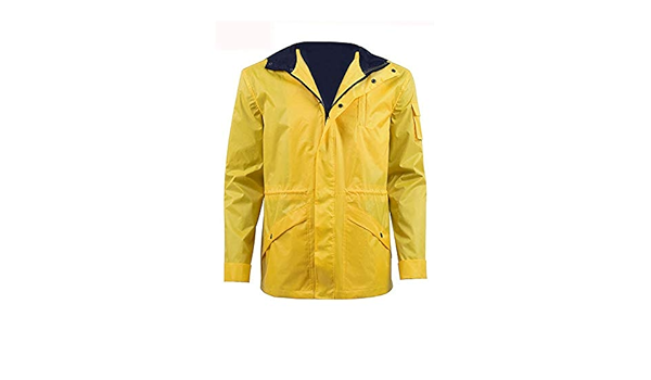 yellow raincoat dark