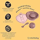 Vital Baby Nourish Power Suction Bowl & Spoon 6m+ Pink view 3