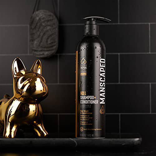 MANSCAPED™ 2 In 1 Shampoo & Conditioner, UltraPremium Formula Infused