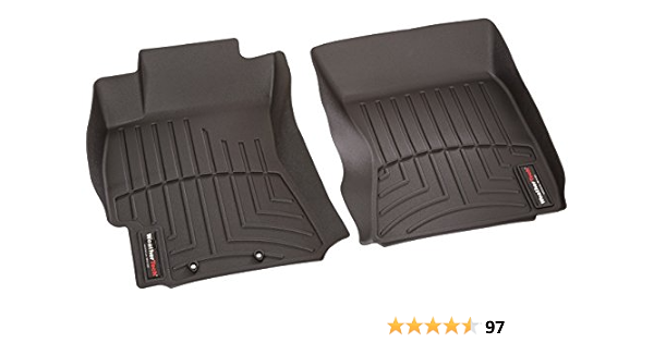 Amazoncom Weathertech Custom Fit Front Floorliner For Subaru Forester Black Automotive