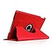 Fintie iPad Mini 3/2 / 1 Case - 360 Rotating Stand, Auto Sleep/Wake - Red