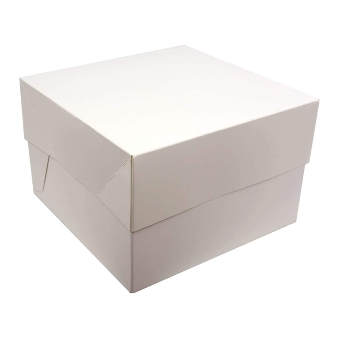 Reynards Pack of 5 White Square Cake Boxes 28cm - Ideal for Carrying Your Creations