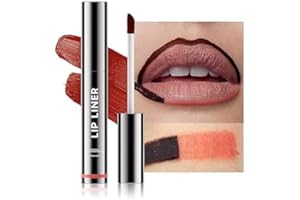 IHRLPXKC Lip Liner Lip Stain - Peel Off Lip Tint Tattoo, Long-Lasting Moisturizing Lip Stain, Waterproof Nourishing Lip Liner with Matte Finish, Create A Charming Vibrant Lip Color (Rose, 1 Count (Pack of 1))