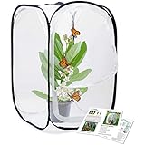 RESTCLOUD Insect and Butterfly Habitat Cage Terrarium Pop-up 23.6 Inches Tall