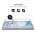 NOVAEAST Screen Protector for Galaxy Note 10 Tempered Glass with Easy Install Frame, 3D Curved Full Coverage, Fingerprint Scanner, 2 Pack
