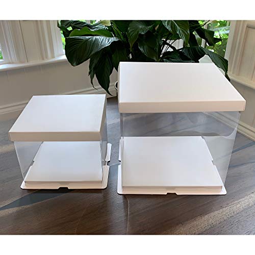Clear Cake Boxes. Clear Cake Box carrier Packing Cake Boxes