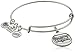 Alex and Ani Completely Blessed Rafaelian Silver Bangle Bracelet