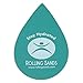 Rolling Sands 24 Ounce BPA-Free Clear Plastic Water Bottles, Set of 10, Made in USA