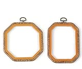 Embroidery Hoops Cross Stitch Hoop Embroidery Circle Set for Art Craft Handy Sewing Octagon