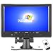 Loncevon- 7 inch Small Portable HD HDMI VGA Monitor ; Mini Raspberry pi 3 Computer Monitor ; 12V TV Video Monitor- IPS 1024x600 -Build in Speaker, Headphone Jack, Remote
