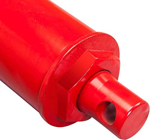 BIG RED T30808 Torin Hydraulic Long Ram Jack with Double Piston Pump and Clevis Base (Fits: Garage/Shop Cranes, Engine Hoists, and More): 8 Ton (16,000 lb) Capacity, Red - Image 4