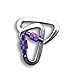 #1 Serac Ultra Strength Locking Carabiners x2 (one Pair), Ultra Durable & Strong Perfect for Serac Classic Single or Sequoia Double hammocks - Made from Ultralight Aircraft Grade Aluminum – Purple