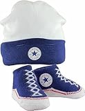 Converse Baby Hat and Faux Sneaker Style Bootie Set