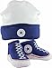 Converse Baby Hat and Faux Sneaker Style Bootie Set