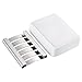 innotree Soap Dish Holder, Ceramic Soap Container 304 Stainless Steel Anti Rust Draining Tray for Bathroom Shower with 3pcs FREE Hooks